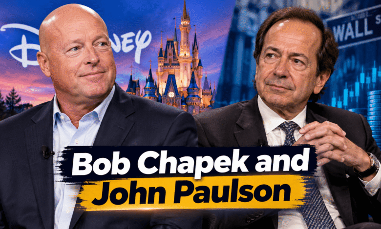 Bob Chapek and John Paulson