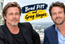 Brad Pitt and Greg Hayes
