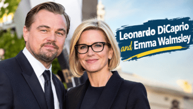Leonardo DiCaprio and Emma Walmsley