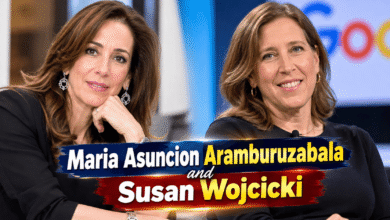 Maria Asuncion Aramburuzabala and Susan Wojcicki