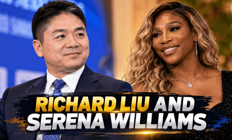 Richard Liu and Serena Williams