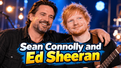 Sean Connolly and Ed Sheeran