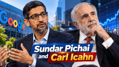 Sundar Pichai and Carl Icahn
