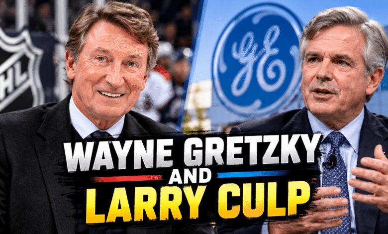 Wayne Gretzky and Larry Culp